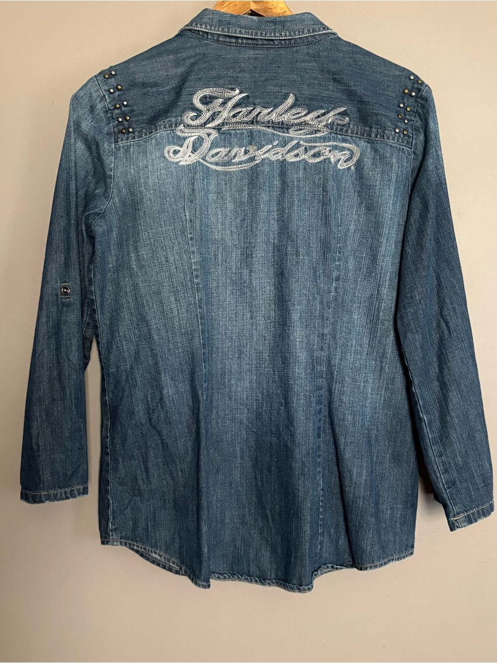 Harley-Davidson Women’s Denim Shirt Jacket Size Medium